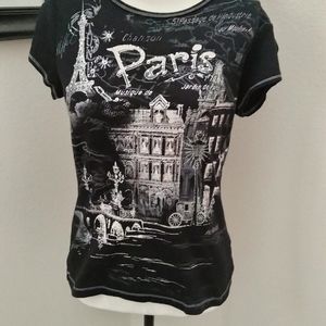 Paris tee shirt sz medium